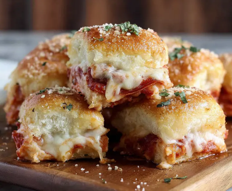 Pizza sliders hawaiian rolls