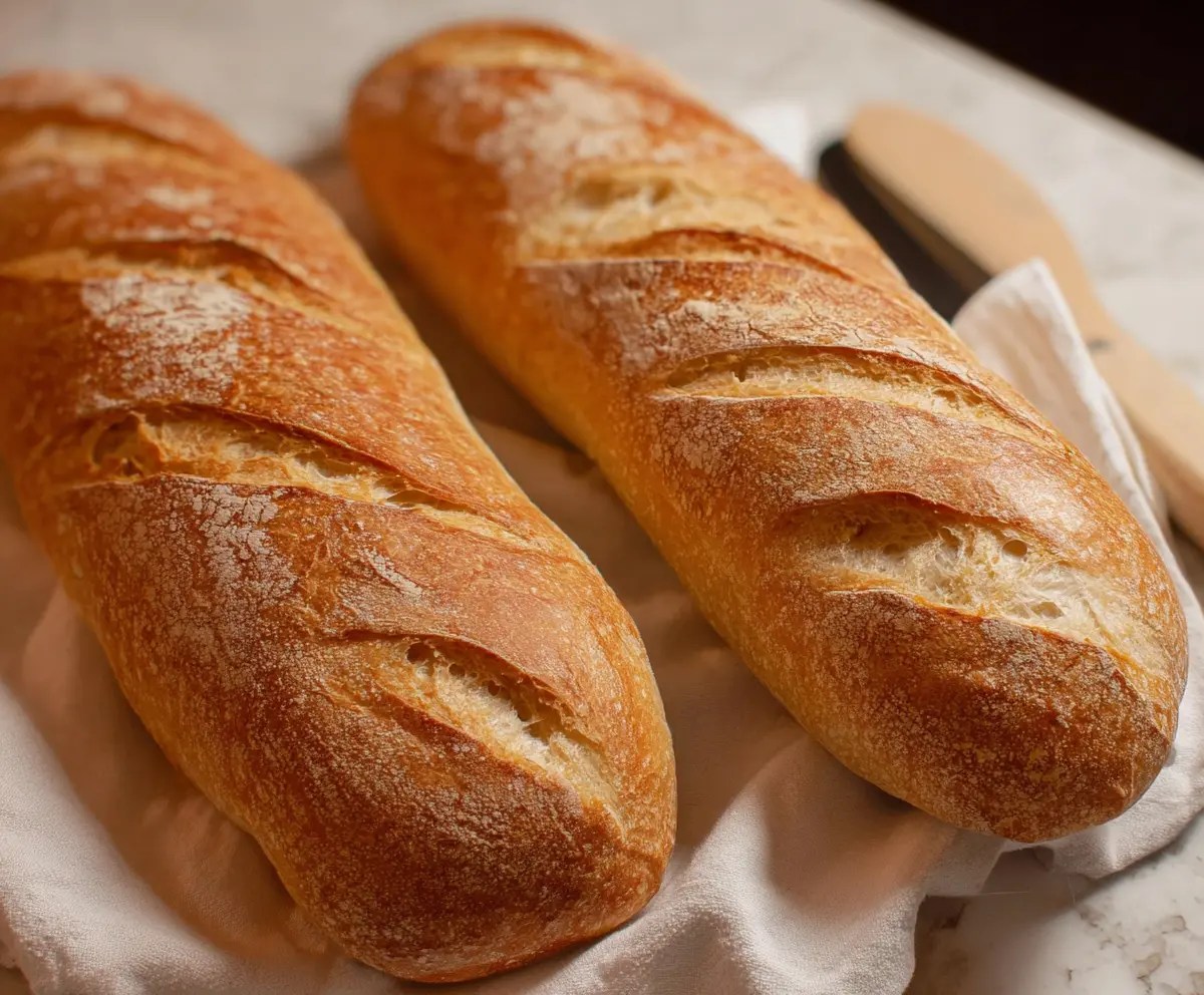 Easy Quick Sourdough French Bread
