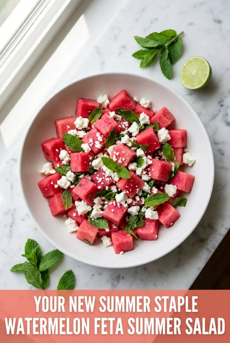 Watermelon Feta Summer Salad