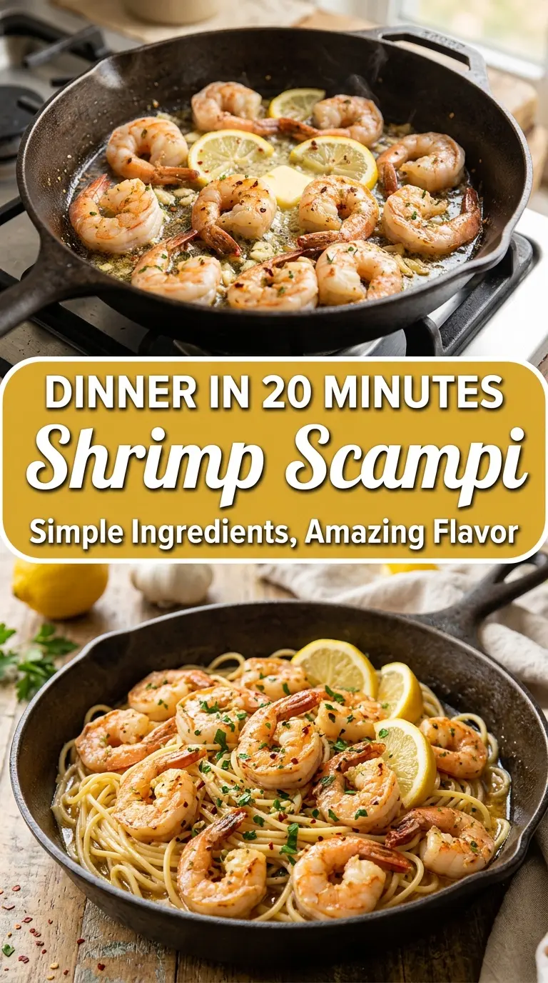 Classic Shrimp Scampi juicy garlic lemon