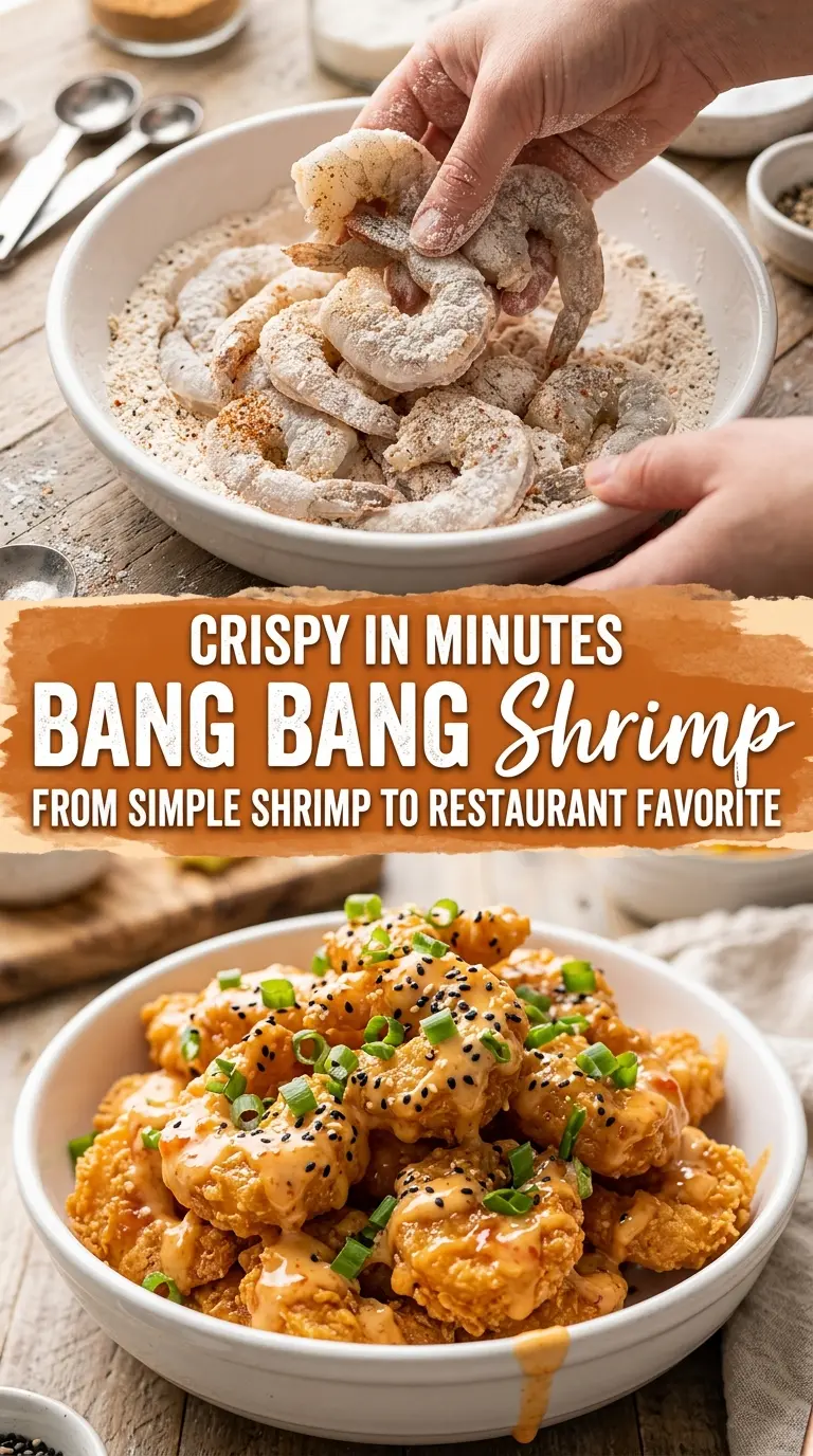 Crispy Bang Bang Shrimp crispy sweet-spicy restaurant-style