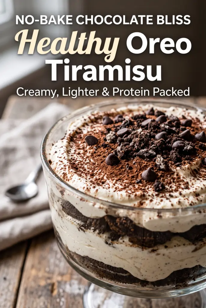 Healthy Oreo Tiramisu