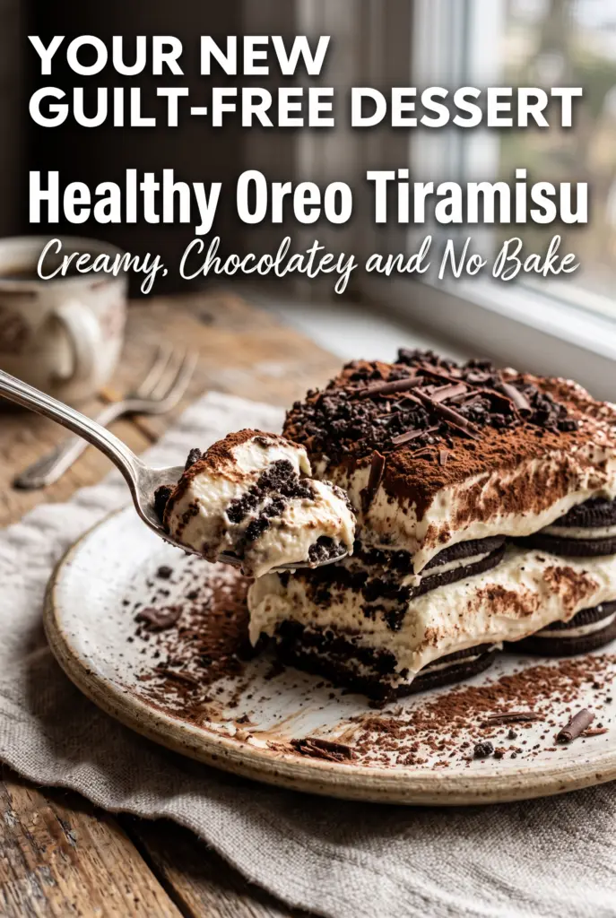Healthy Oreo Tiramisu