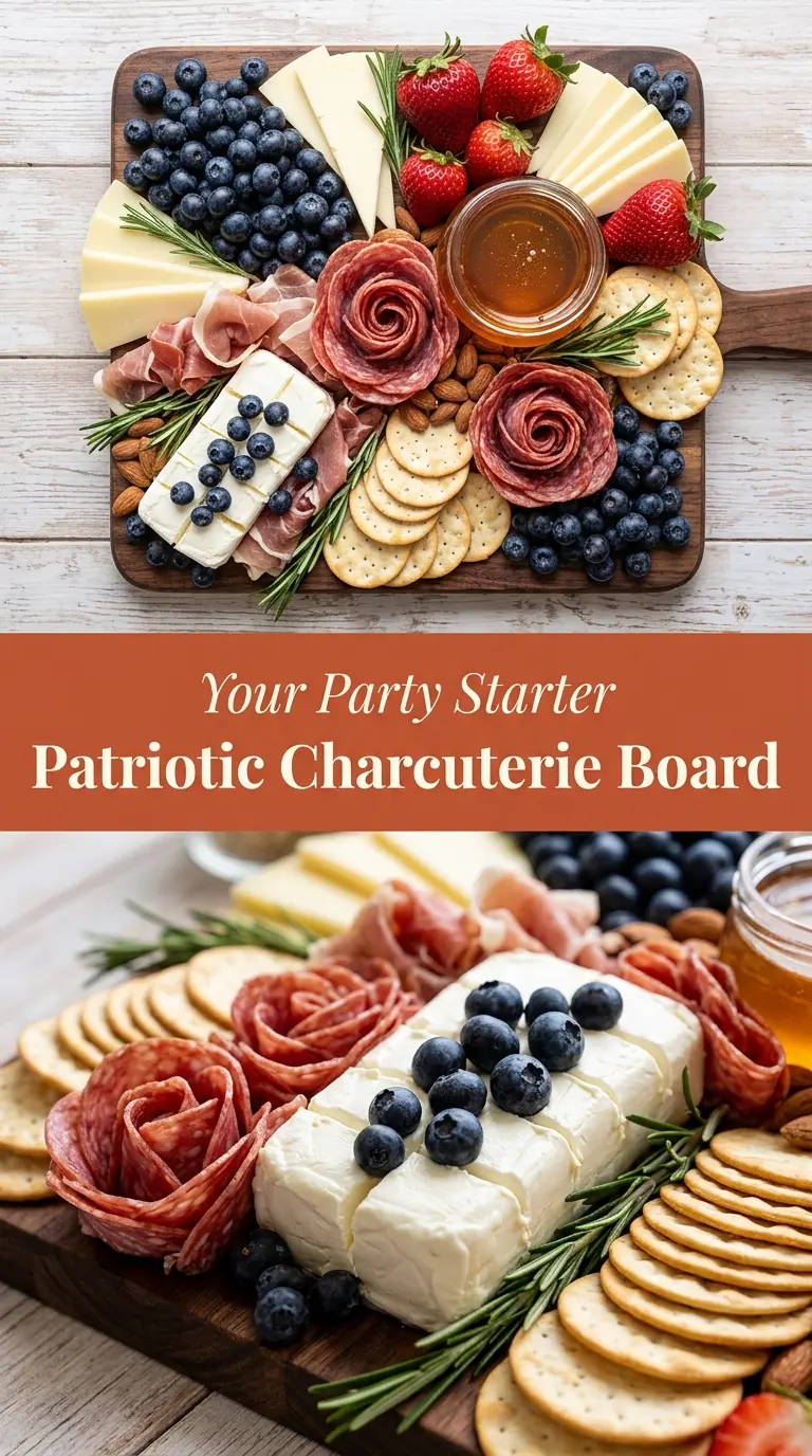 Patriotic Charcuterie Board