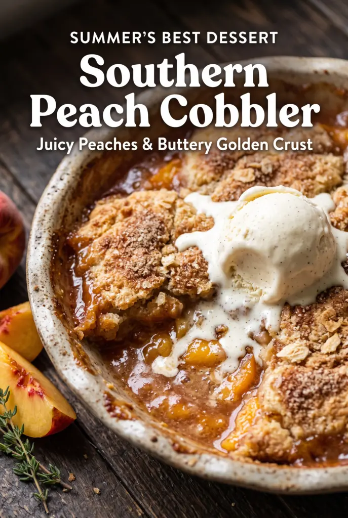 Southern Peach Cobbler