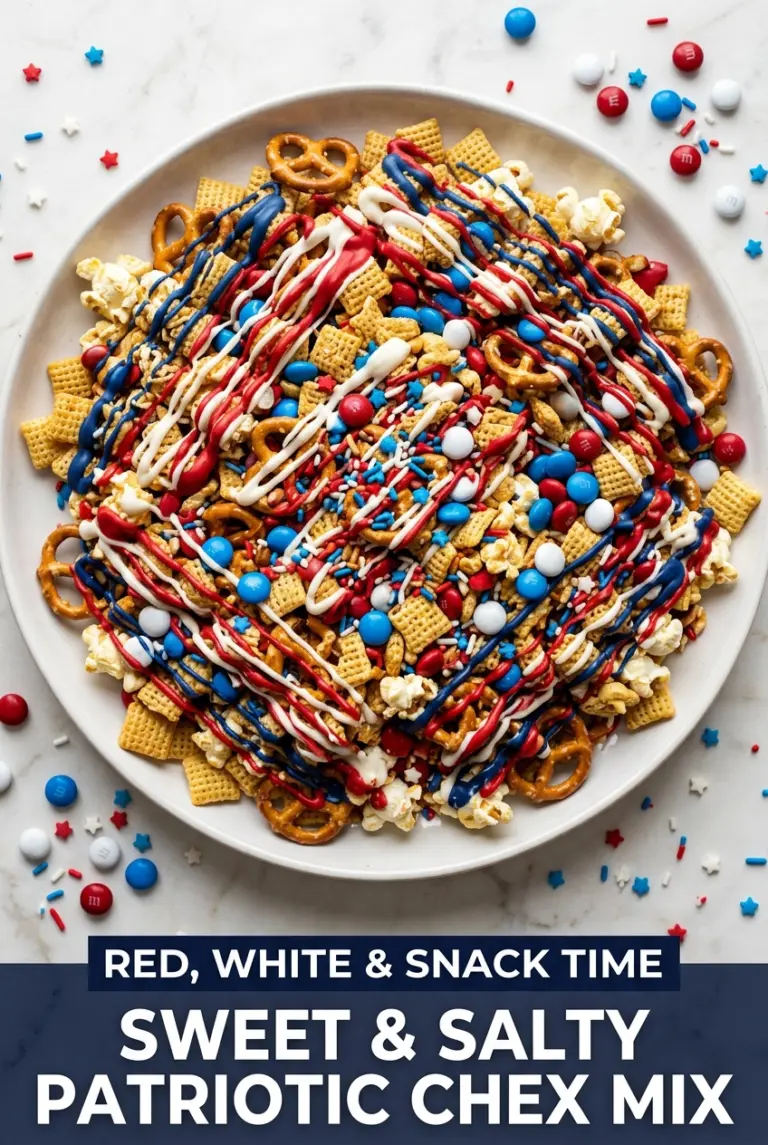 Sweet & Salty Patriotic Chex Mix