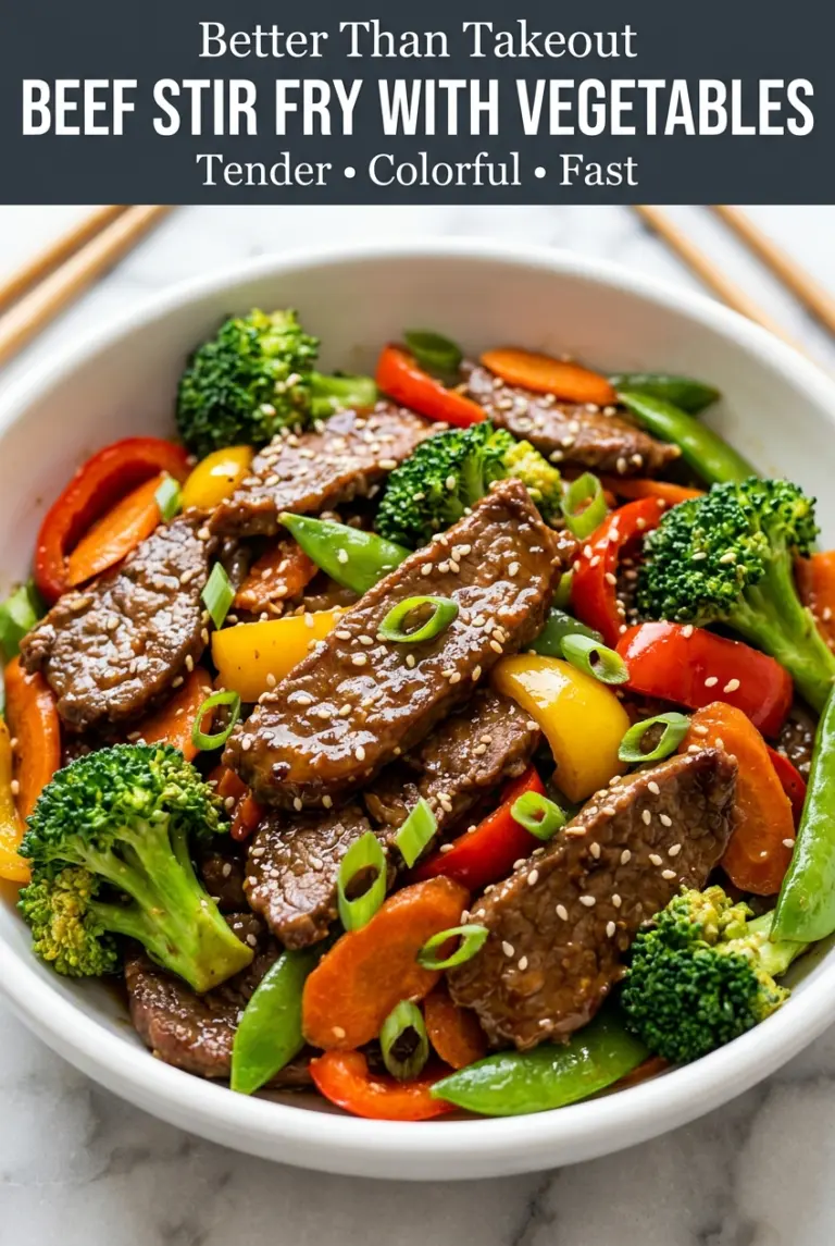 Beef Stir Fry with Vegetables