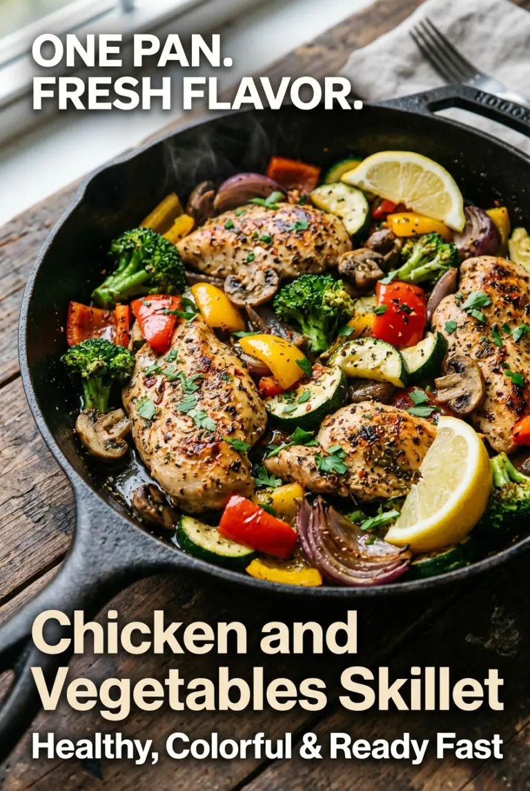 Chicken and Vegetables Skillet
