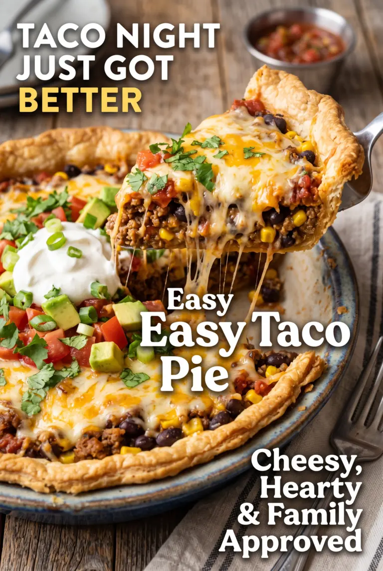 Easy Cheesy Taco Pie