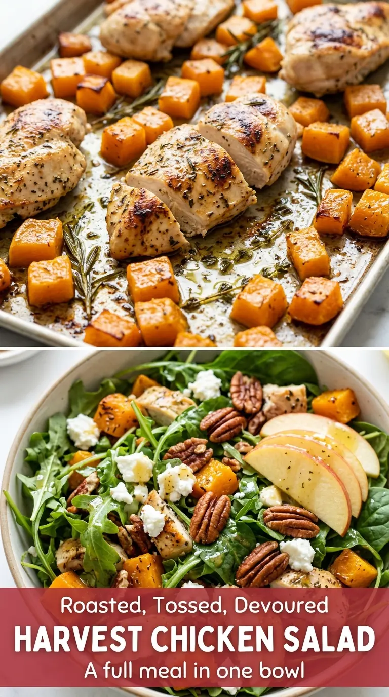 Fall Harvest Salad with Chicken