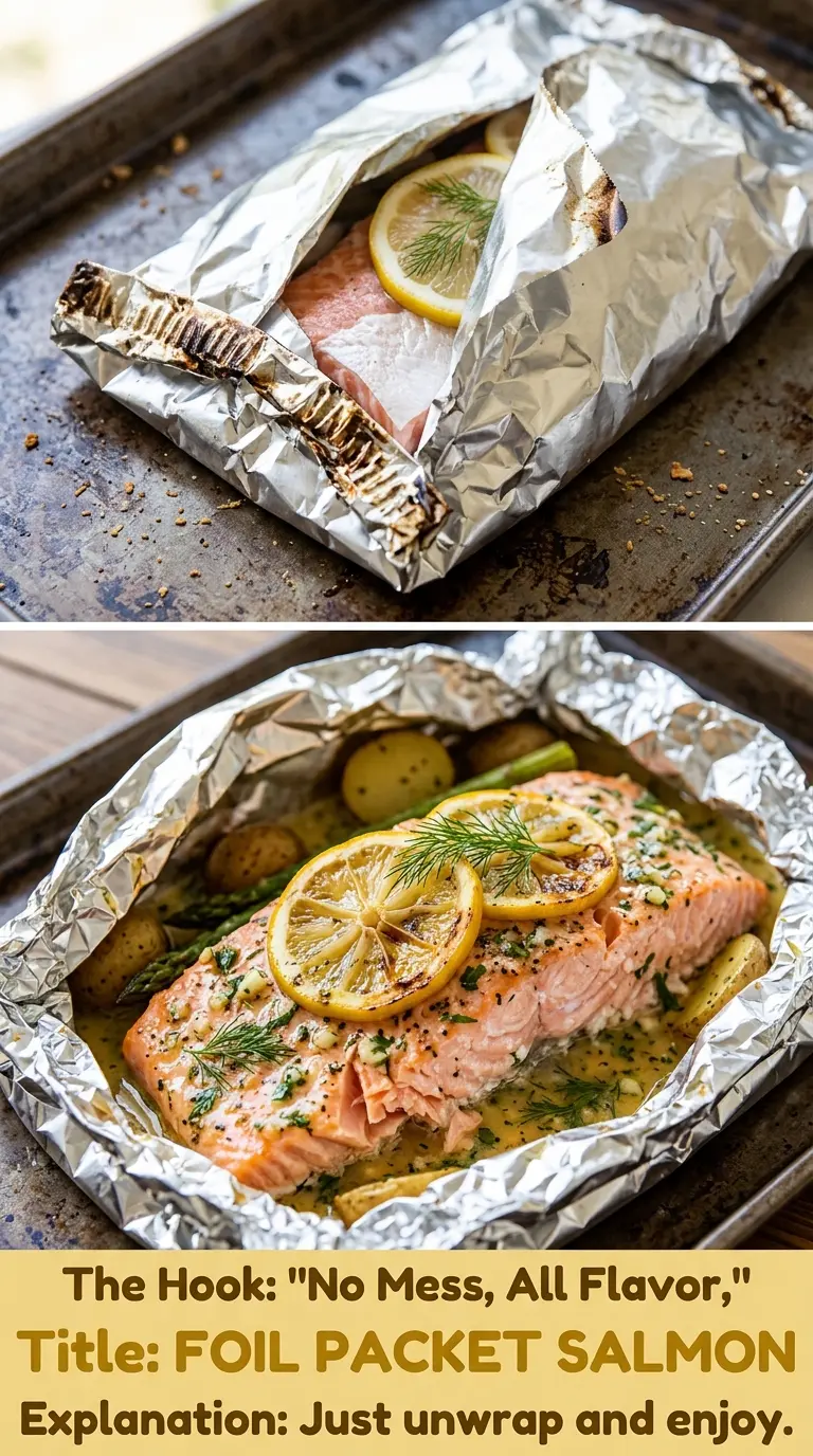 Oven Baked Salmon in Foil