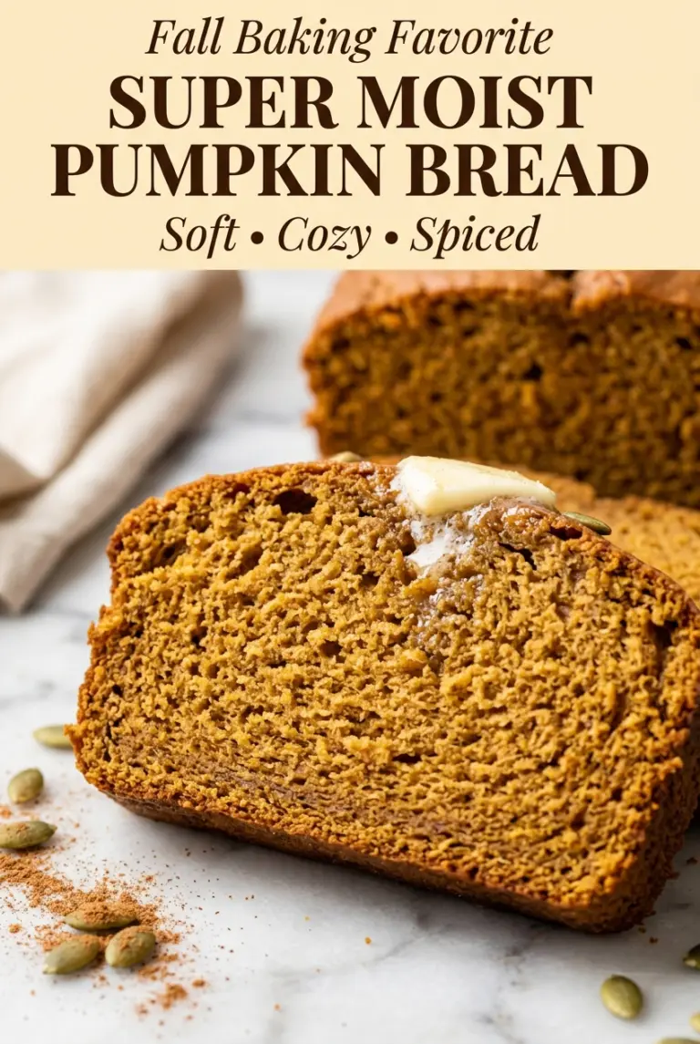 Super Moist Pumpkin Bread Recipe
