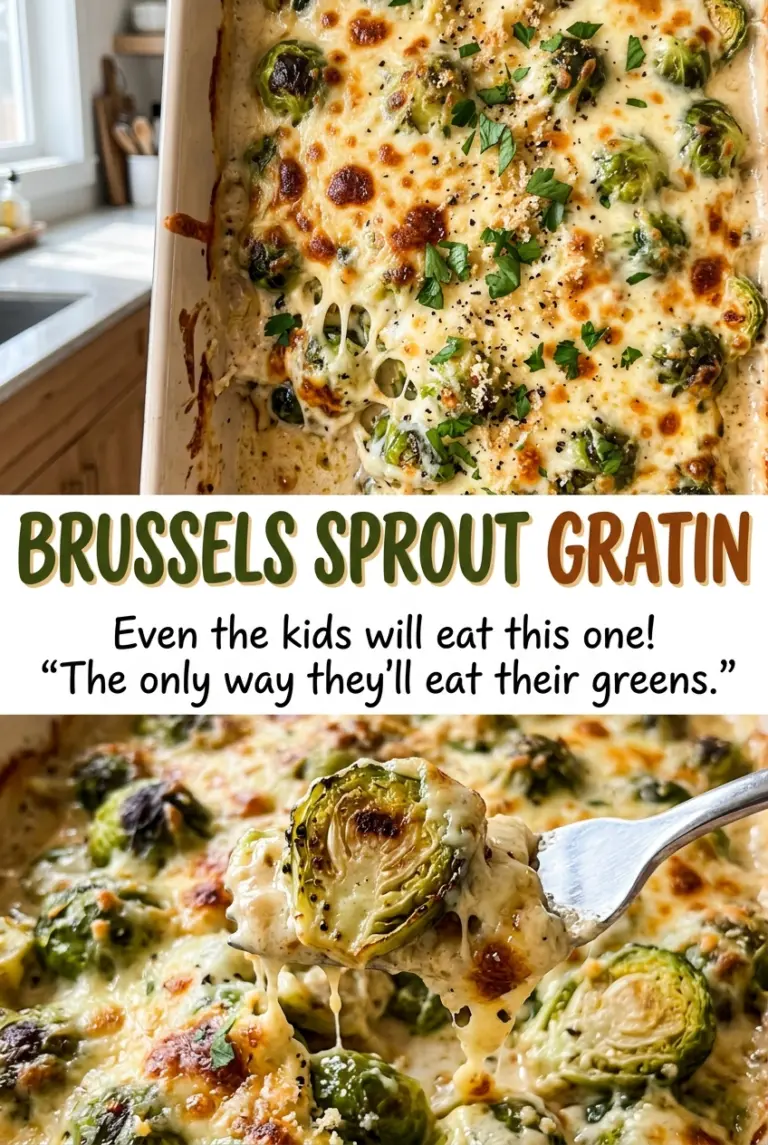 Brussels Sprout Gratin