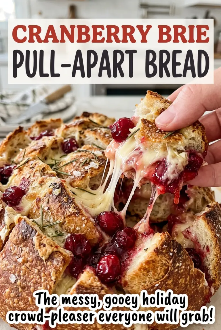 Cranberry Brie Pull-Apart Bread