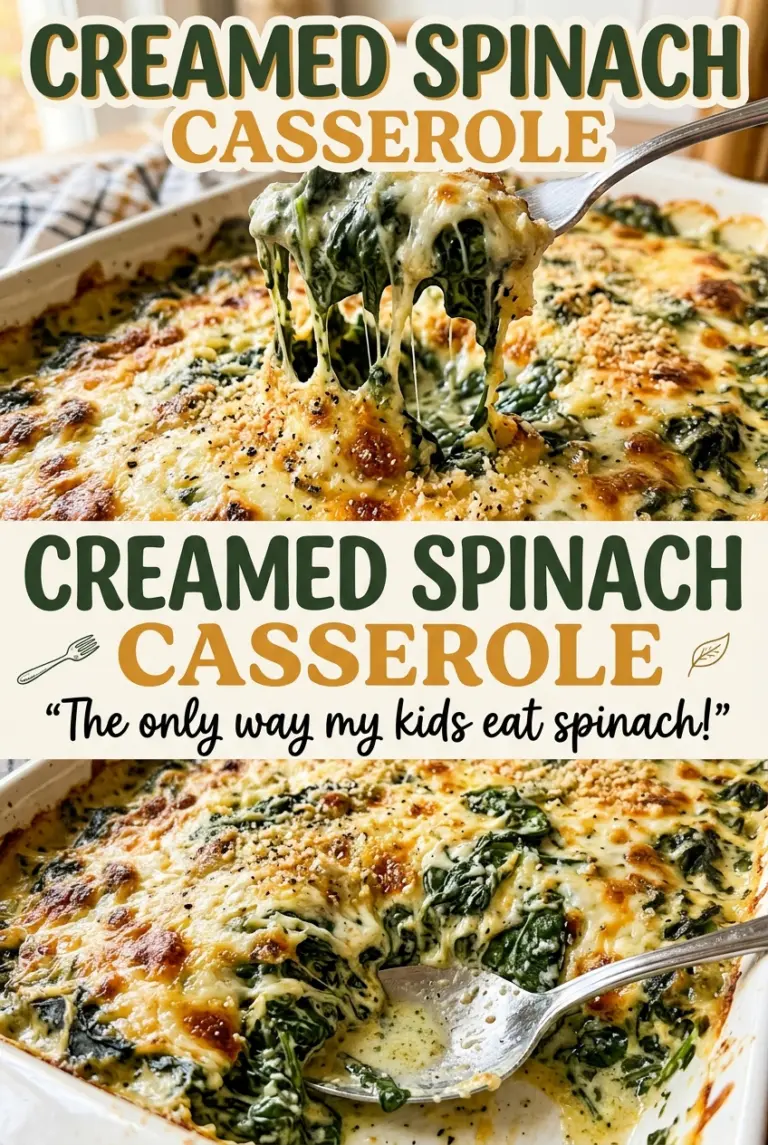 Creamed Spinach Casserole