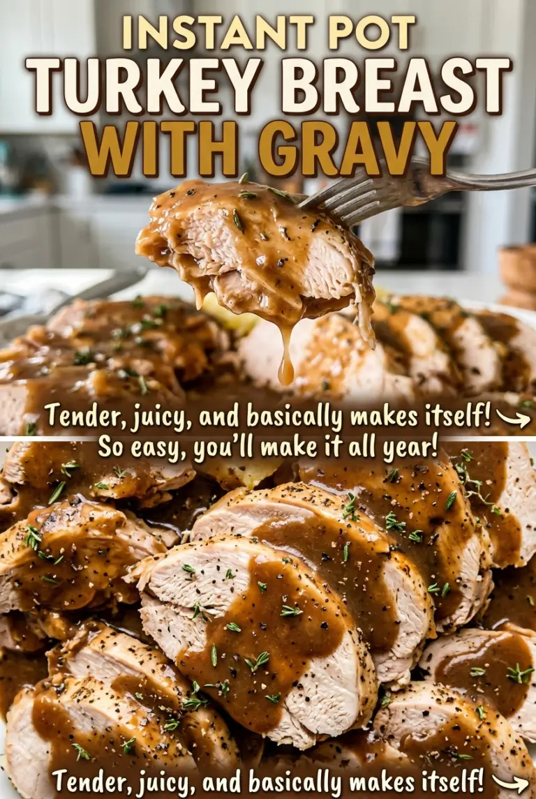 Instant Pot Turkey Breast with Gravy