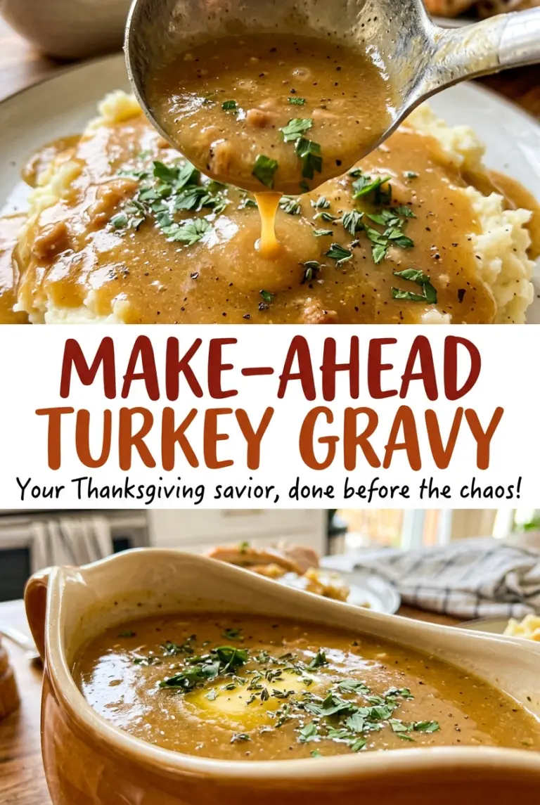 Make-Ahead Turkey Gravy