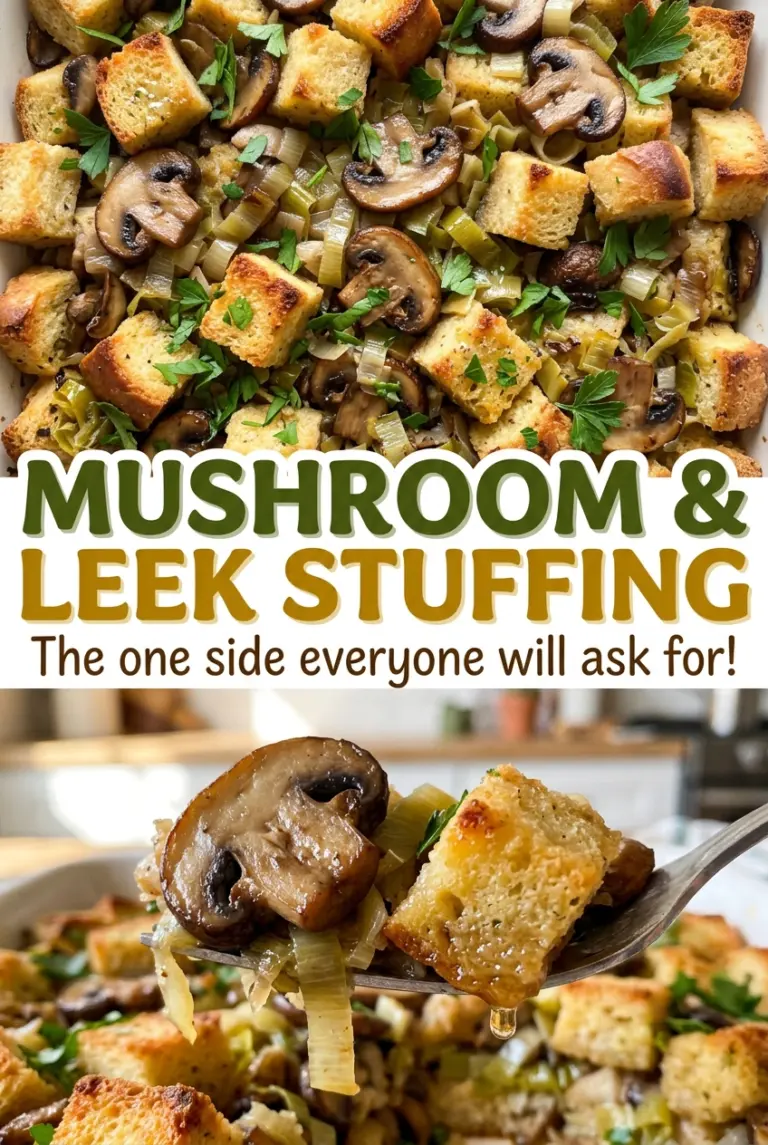 Mushroom and Leek Stuffing