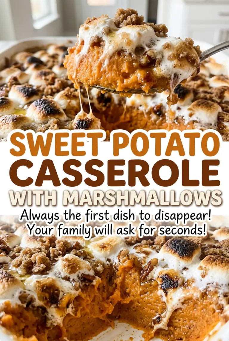 Sweet Potato Casserole with Marshmallows