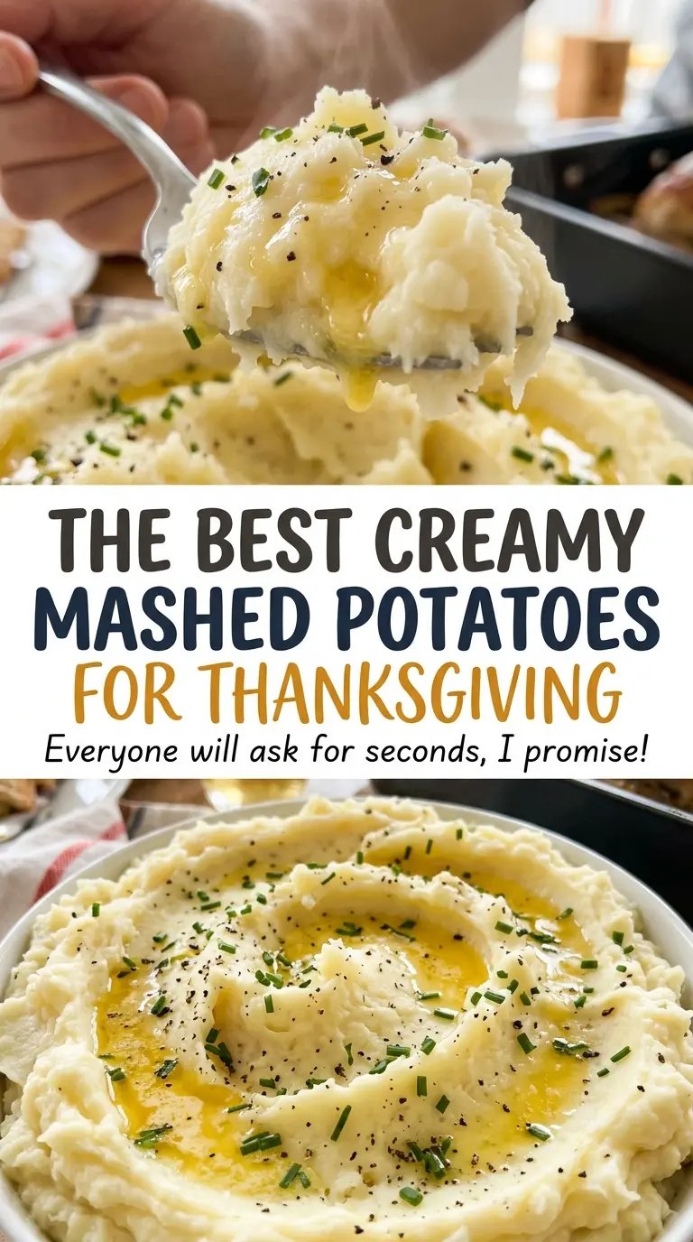 The Best Creamy Mashed Potatoes for Thanksgiving, smooth and buttery